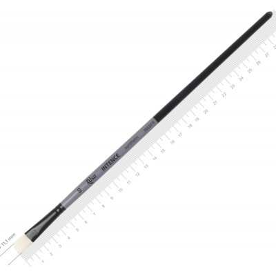 Кисть Синтетика овальная, INTENSE 1668FR, №10, длин ручка ROSA 1668FR10