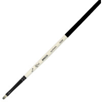 Кисть Синтетика плоская, BREEZE 1226F, №00, кор ручка ROSA 1226F00