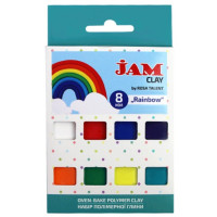 Набор пластики “Rainbow“, 8х20г, Jam Clay, ROSA TALENT (5059006)