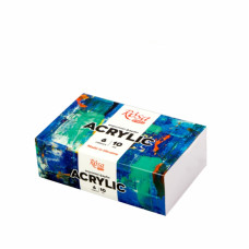 Набор акриловых красок COLOR 6x10 мл, ROSA START 322111001