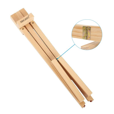 Мольберт настольный бук 44х25х44(76) см высота полотна до 70см SINOART