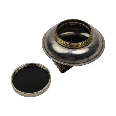 Масленка одинарная металлическая с крышкой диаметр 6 cм D.K.ART CRAFT