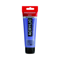 Краска акриловая AMSTERDAM, (519) Ультрамарин фиолетовый светлый, 120 мл, Royal Talens