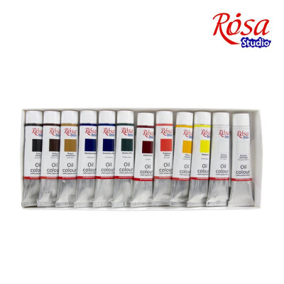 Набор масляных красок 12х20мл, ROSA Studio