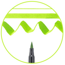 Маркер-кисточка акварельные KOI, Изумрудный (226), Sakura