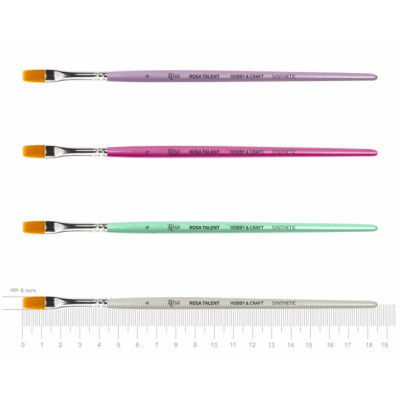 Синтетика плоска ДЛЯ ДЕКОРУ, HOBBY CRAFT, 4, к.р. ROSA TALENT (HC0F04)