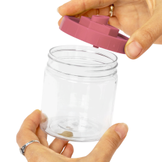 Кистемойка пластиковая с системой слива (50722) розовая DKArt & Craft