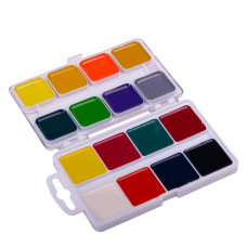 Набор медовой акварели "Восторг", 16 цв., б/кисточки, пластик, ГАММА