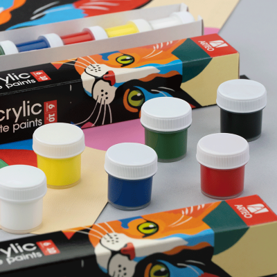 Набір акрилових фарб ColorCat матові 6x10 мл Arteo