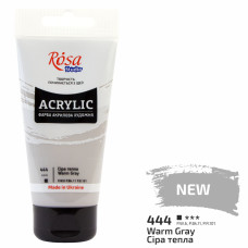 Краска акриловая, Серая теплая, 75 мл, ROSA Studio