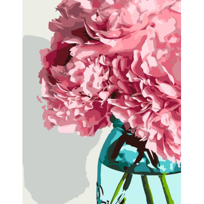Картина за номерами набір-стандарт Ароматні півонії ROSA START, 35х45 см
