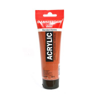 Краска акриловая AMSTERDAM, (411) Сиена жженая, 120 мл, Royal Talens