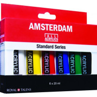 Набор акриловых красок AMSTERDAM STANDARD, 6х20 мл, Royal Talens
