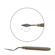 Мастихин ROSA Studio 11916 ромб, длина 3,5 см, ст,код1019