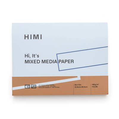 Склейка Mixed Media (22,9х30,5см), 180г/м2, 90л, HIMI