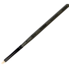 Кисть Синтетика угловая, TERRA 1608A, №1, длин ручка ROSA 1608A01