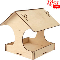 Кормушка для птиц 3, фанера, 23х20х22см, ROSA TALENT (286203)