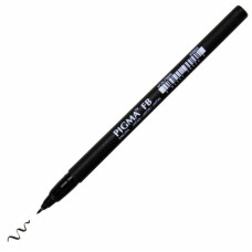 Лайнер-ручка PIGMA PEN Brush FB, Чорний, Sakura (XFVK-FB49)