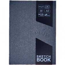 Блокнот для эскизов Travelbook А5, 120 г м2, 80л, SMILTAINIS