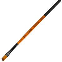 Пензель Синтетика кутова, FLAME 1368А, №1, коротка ручка ROSA 1368А01 