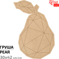 Основа для декорирования панно-мозаика Груша 1, МДФ, 30х42 см, ROSA TALENT (487510)