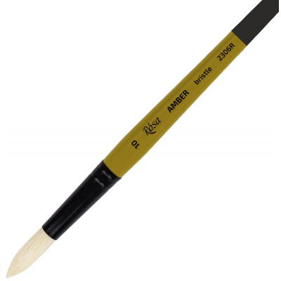 Пензель Щетина кругла, AMBER 2306R, №10, д.р. ROSA