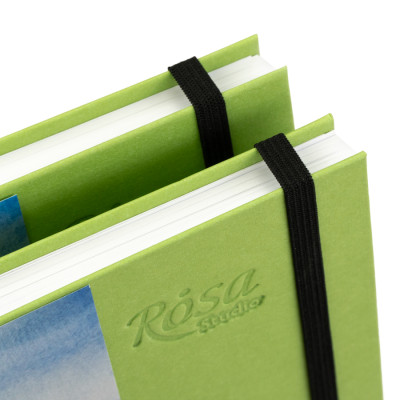 Блокнот на спіралі A5 (14,8х21см), 100г/м2, 80л, фісташковий, ROSA Studio