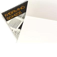Альбом для эскизов на спирали Schizzi Sketch А4 90г/м2 80л 20% хлопок Fabriano