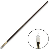 Пензель Синтетика овальна, Snow 1098FR, № 4, довга ручка KOLOS