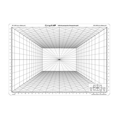 Сетка перспектива C для зарисовок, 26х30,5см, Graph'it