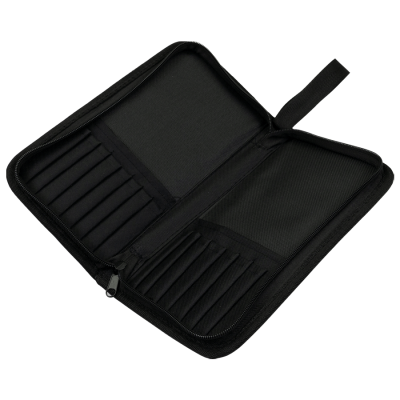 Пенал для пензлів чорний 13x25 см, DK ART