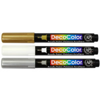 Маркер акриловый, Белый, 0,7 мм, 115-S, Marvy (11500000)