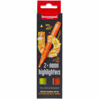 Набір маркерів HIGHLIGHTER YELLOW/ORANGE 2 кол Bruynzeel (60283202)