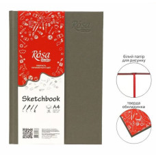 Блокнот A4 (21х29,7 см), 100 г м, 96л, ROSA Studio
