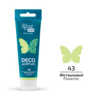 Акрил для декора, Фисташковый, матовый, 75 мл, ROSA TALENT
