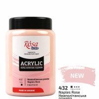 Краска акриловая, Неаполитанская розовая, 400 мл, ROSA Studio (322419432)