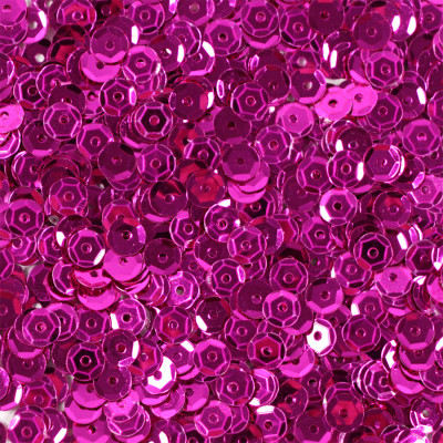 Набор пайеток круглые Темно-розовые Д:6 мм 10г