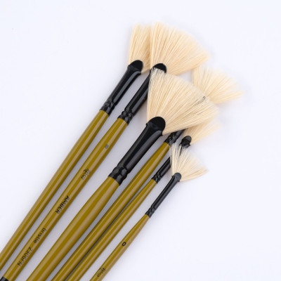 Пензель Щетина віялова, AMBER 2306FN, №6, д.р. ROSA