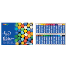 Пастель масляная проф. 24 цв., Semi Jumbo, MUNGYO