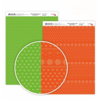 Папір дизайнерський двосторонній матовий „New Year“ 4, 21х29,7 см, 200 г/м2, ROSA TALENT