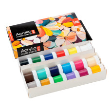 Набір акрилових фарб Nature матові 18x10 мл Arteo