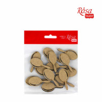 Міні-заготівлі Дзеркальце, МДФ, 5,2 х2, 4 см, 15 шт, ROSA TALENT