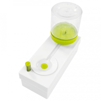 Кисть пластиковая с системой слива (50722), зеленая, DKArt & Craft