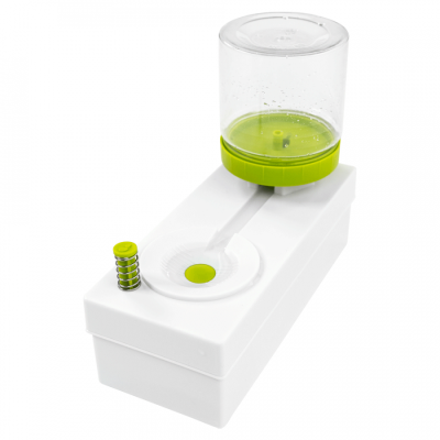 Кисть пластиковая с системой слива (50722), зеленая, DKArt & Craft