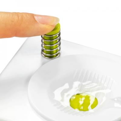 Кисть пластиковая с системой слива (50722), зеленая, DKArt & Craft