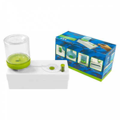 Кисть пластиковая с системой слива (50722), зеленая, DKArt & Craft