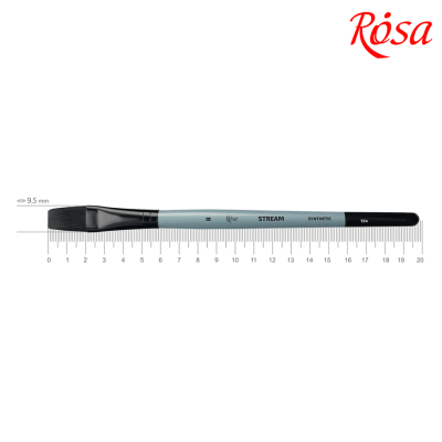 Кисть синтетика плоская серии STREAM 134 № 8