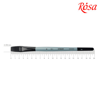 Кисть синтетика плоская серии STREAM 134 № 8