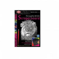 Скребковый картон BRITISH SCRAPERBOARD, 305*229мм, 5 шт, черный, ESSDEE