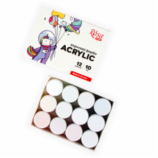 Набор акриловых красок Space Unicorn 12x10 мл, ROSA START 322111010